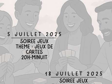 Soirée jeux : Jeux de cartes