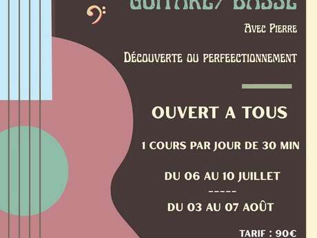 Stage d'été de guitare et de basse
