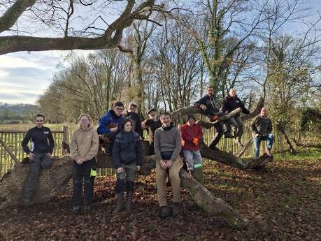 Mini-chantiers nature sur le site de la Lambonnière