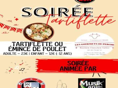 Soirée tartiflette du foot