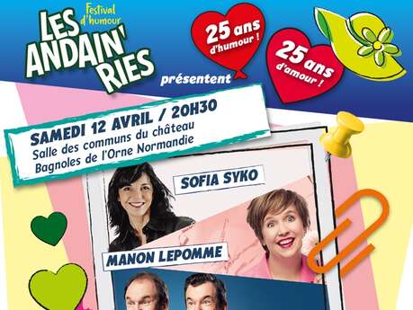 Festival d'humour Les Andain'ries : plateau belge