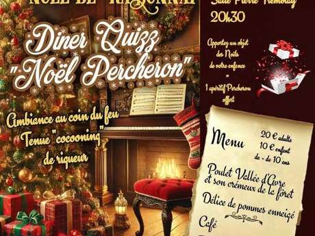 Soirée noël Percheron : Dîner Quizz
