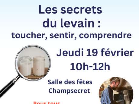 Les secrets du levain : toucher, sentir, comprendre avec le Bus des familles et les Painpains de Coco