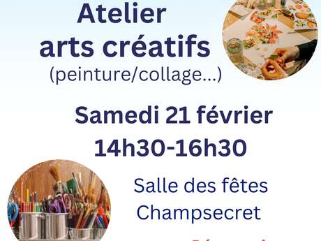 Ateliers arts créatifs (peinture/collage)