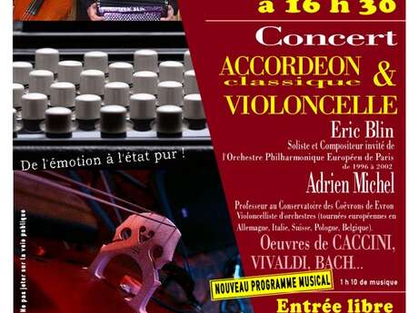 Concert - Accordéon classique et violoncelle