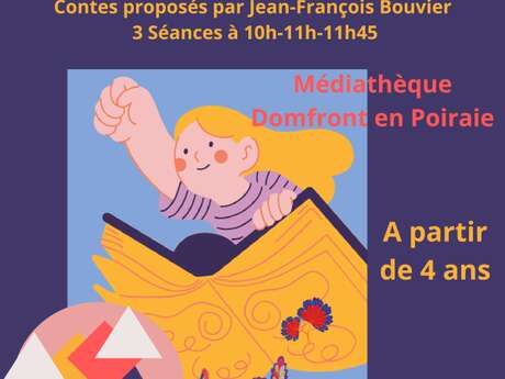 Voyage au fil des mots, contes à la médiathèque de Domfront