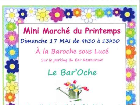 Mini marché de Printemps à la Baroche sous Lucé