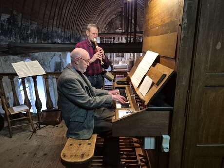 Concert d'Orgue, flûte à bec, chant