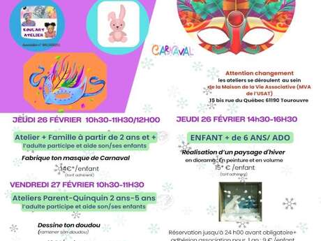 Atelier Koul'Art - enfant de plus de 6 ans ados adultes débutants