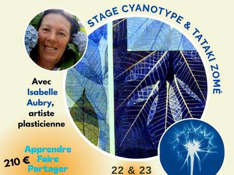 Stage cyanotype et tataki zomé
