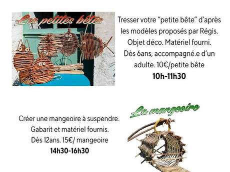 Atelier de vannerie - La mangeoire