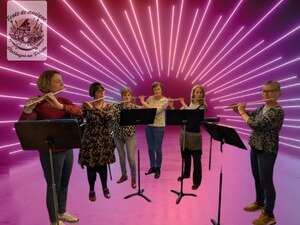 Animation musicale avec l'ensemble de flûte traversière de l'Ecole de Musique