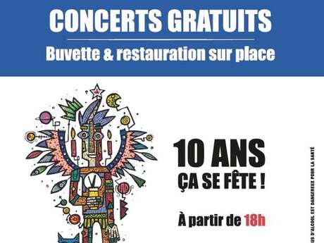 Concerts - 10 ans de la Brasserie La Vertueuse