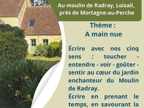 Ateliers d'écriture - Stage en immersion