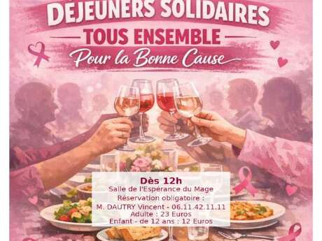 Déjeuners solidaires tous ensemble pour la bonne cause