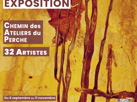 Exposition du Chemin des ateliers du Perche 32 artistes dans le Manoir de Courboyer !
