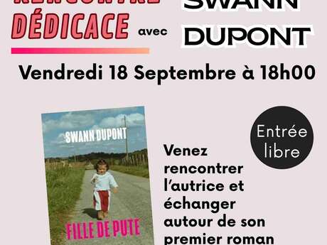 Rencontre d'auteur : Swann Dupont