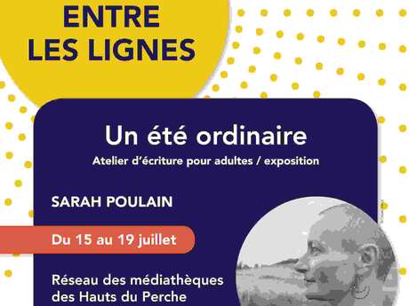 Ateliers d'écriture avec l'autrice Sarah Poulain Ateliers d'écriture avec l'autrice Sarah Poulain