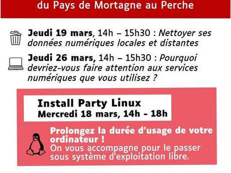 Digital Clean Up - Install Party Linux