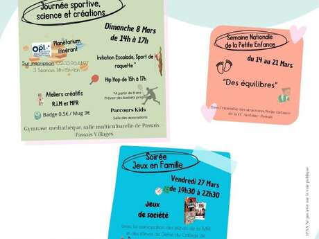 ANDAINE PASSAIS EN FAMILLE - soirée jeux aux centre de loisirs