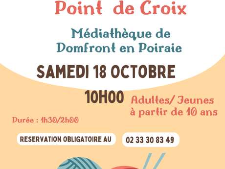 Atelier créatif : point de croix
