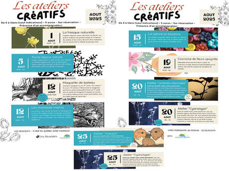 Ateliers créatifs  5-12 ans