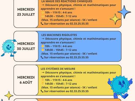 Atelier la magie des réactions chimiques Atelier la magie des réactions chimiques