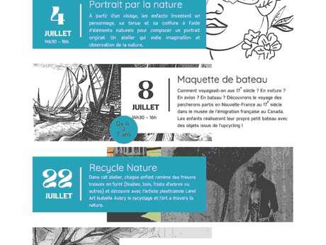 Ateliers créatifs de 5 à 12 ans