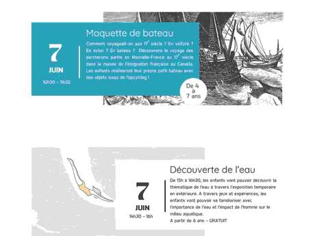 Ateliers créatifs à partir de 6 ans