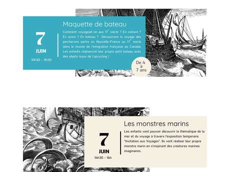 Ateliers créatifs de 4 à 7 ans
