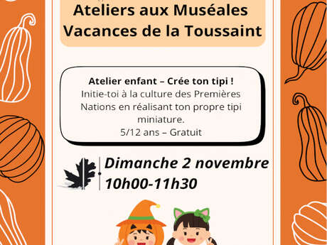 Ateliers créatifs crée ton tipi Ateliers créatifs crée ton tipi