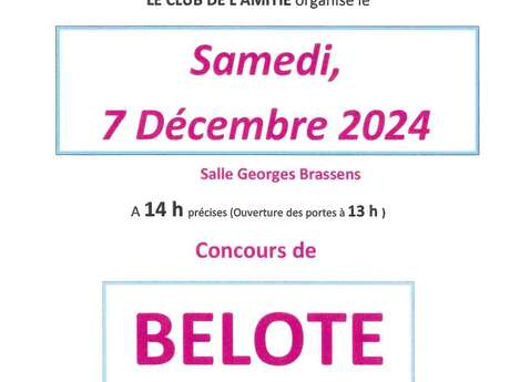 Concours de belote