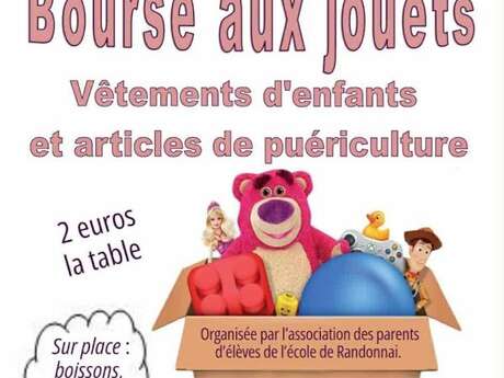 Bourse aux jouets, vêtements d'enfants et articles de puériculture