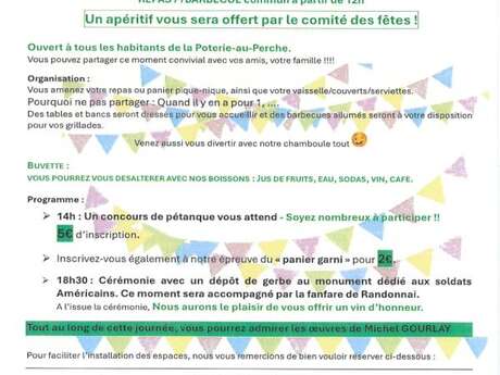 Fête communale de La Poterie au Perche
