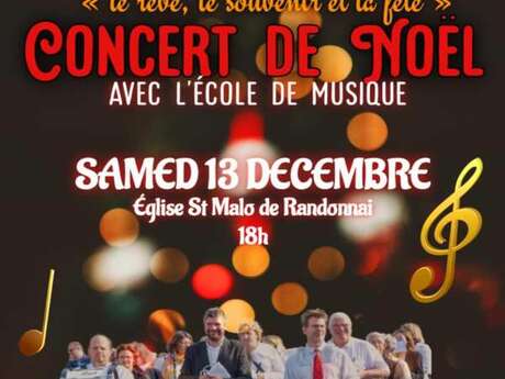 Concert de Noel "Le rêve, le souvenir et la fête" avec l’Ecole de musique de Randonnai