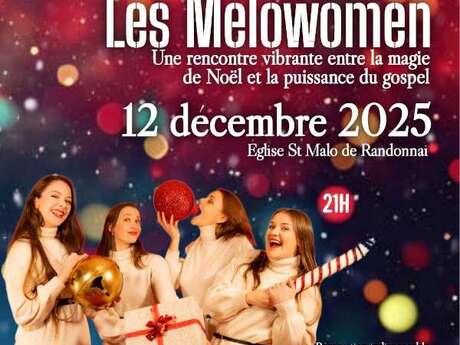 Concert Chants de Noël et Gospel avec les Melowomen