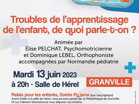 Conférence parentalité : Troubles de l'apprentissage de l'enfant, de quoi parle-t-on ?