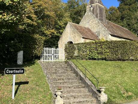 Visite de l'église Saint-Hilaire de Courtoulin à Bazoches-sur-Hoëne