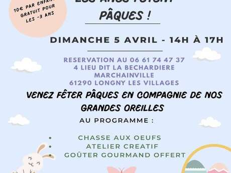 Chasse aux œufs de Pâques aux Ânes des Hauts du Perche