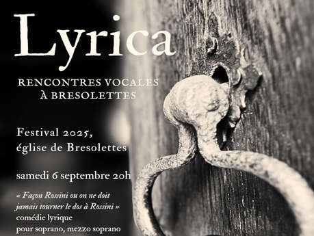 Festival rencontres vocales Lyrica