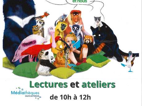 Lectures et ateliers autour des animaux Lectures et ateliers autour des animaux
