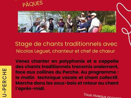 Stage de chant polyphonique avec Nicolas Leguet