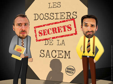 Festival d'humour Les Andain'ries : Spectacle : Sten & Chardon - Les dossiers secrets de la SACEM