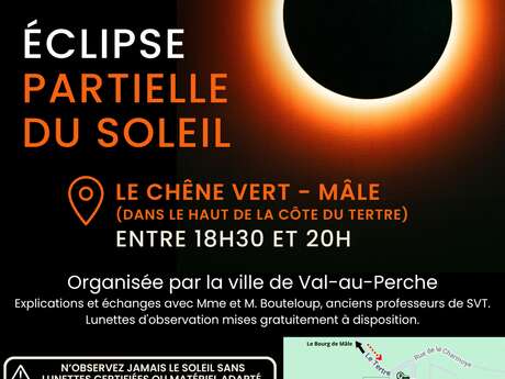 Animation autour de l’éclipse partielle
