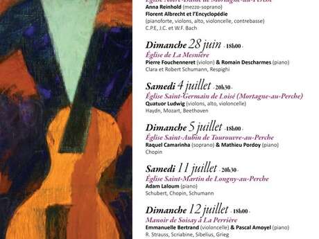 Festival Les Musicales de Mortagne et du Perche - 40ème édition - Le Romantisme