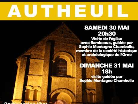 Visite en musique et en lumière de l'église Notre-Dame d'Autheuil