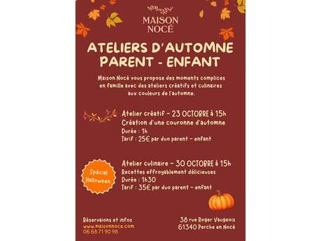 Ateliers d'automne Duo Parent-Enfant