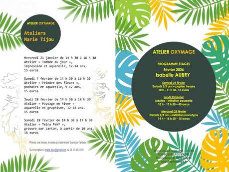 Atelier "Paysage en hiver" 12-14 ans
