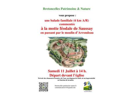 ANNULÉE - Balade à la motte féodale de Saussay