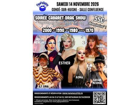 Soirée Cabaret Drag Show - "2000-1990-1980-1970"